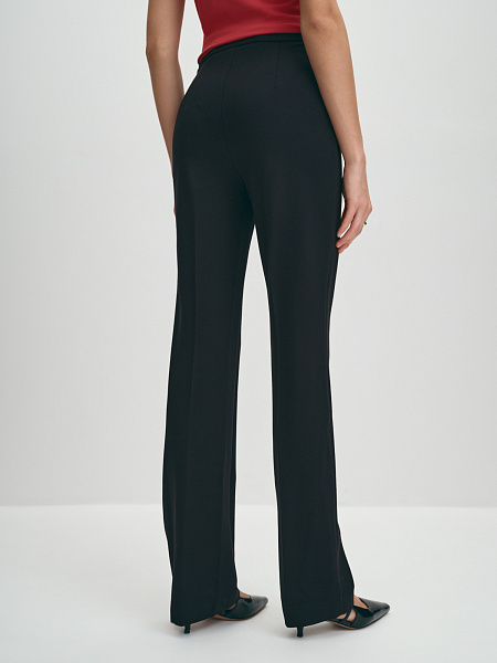 Классические прямые трикотажные брюки