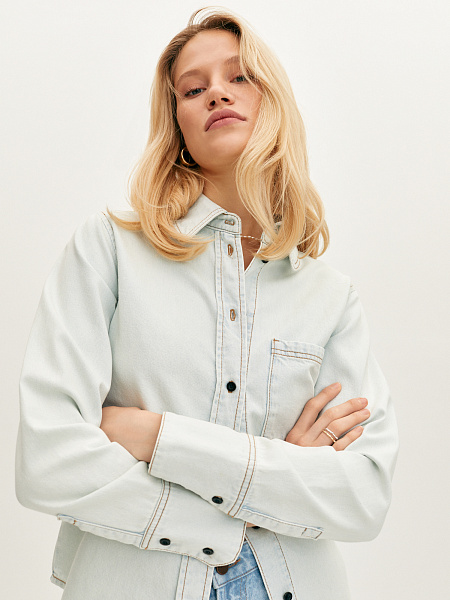 Джинсовая рубашка 