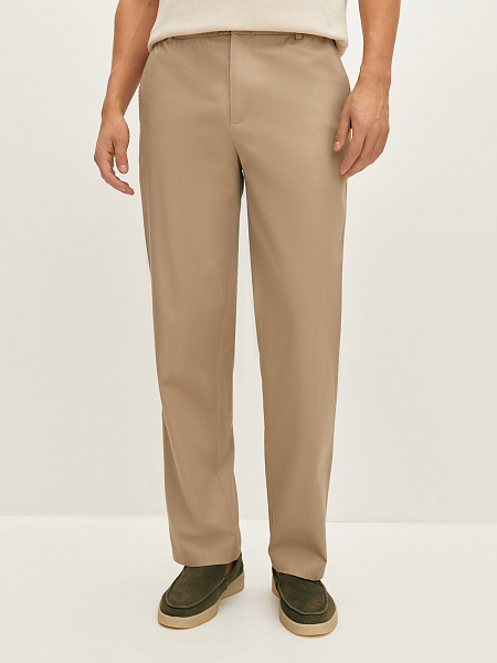 Брюки костюмные из хлопка