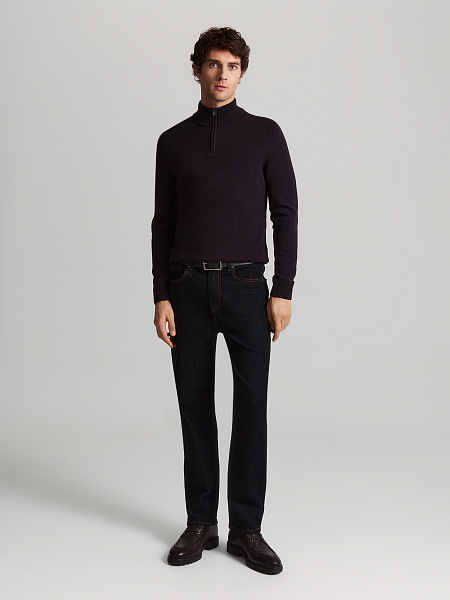 Джинсы из сырого денима