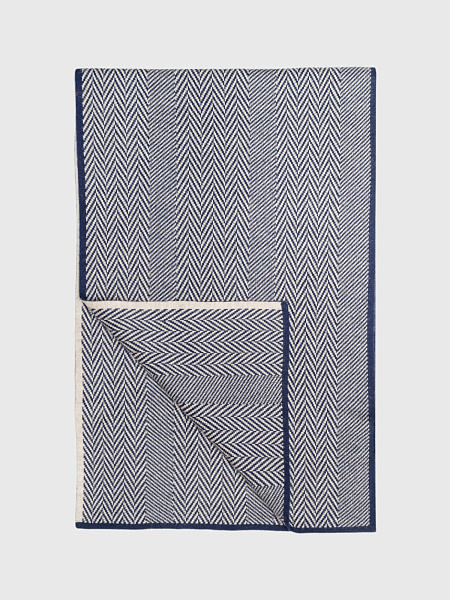 Шарф с принтом в рубчик