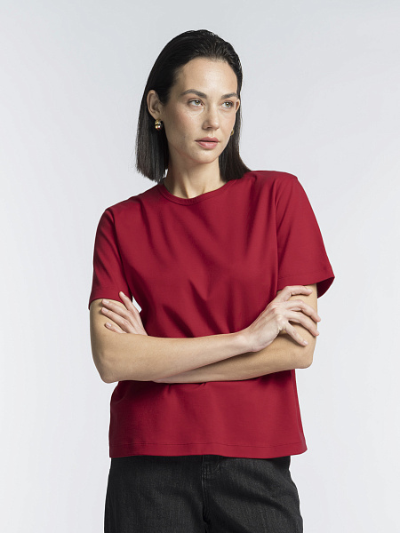 Футболка из мерсеризованного хлопка