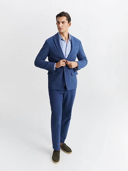 Рубашка из хлопка и льна