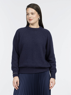 Джемпер с пушистой ангорой