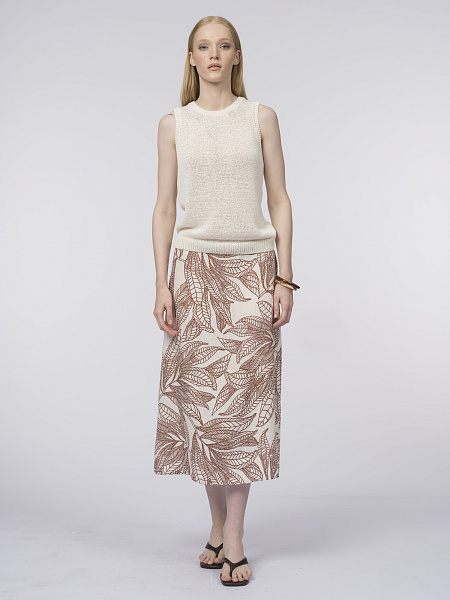 Юбка изо льна