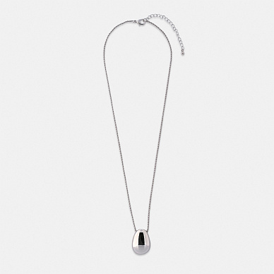 Серебристый кулон "Овал"