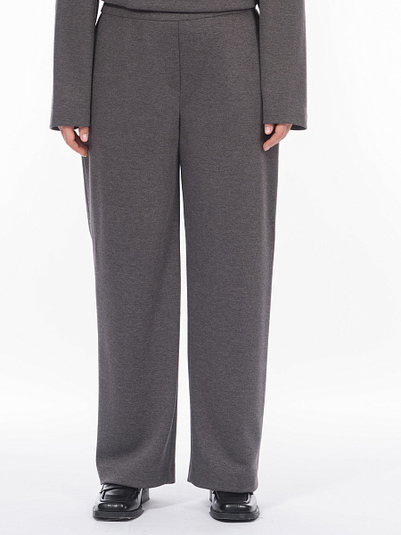 Прямые трикотажные брюки