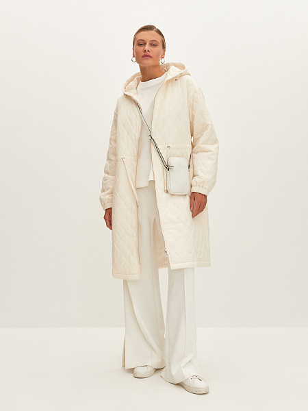Стеганное пальто