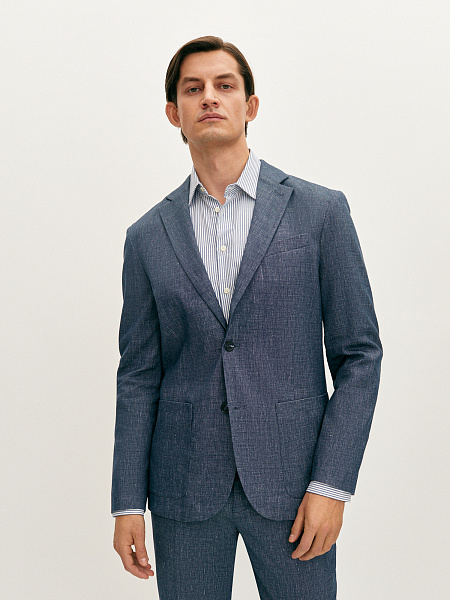 Пиджак со льном