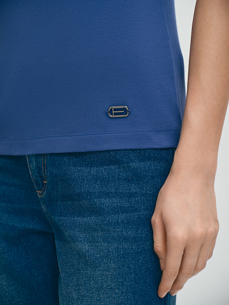 Базовая водолазка с коротким рукавом