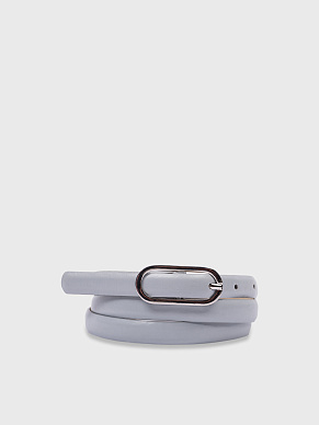 Ремень узкий голубого цвета