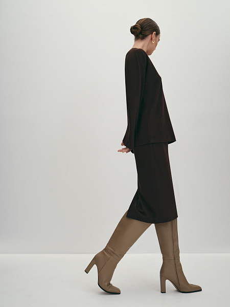 Трикотажная юбка карандаш