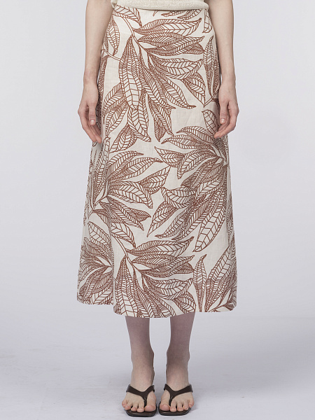 Юбка изо льна