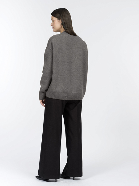 Джемпер с вышивкой из 100% шерсти мериноса