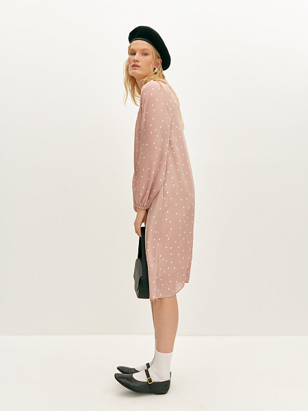 Платье с принтом "polka-dot"