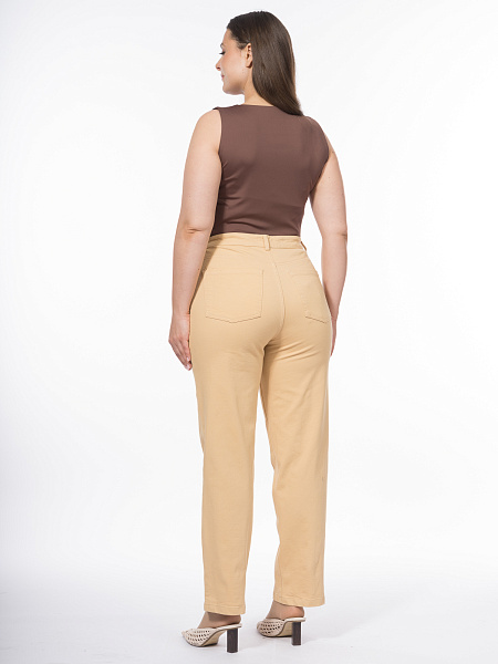 Джинсы Mom fit из цветного денима