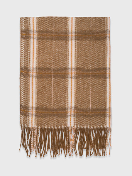 Шарф с клетчатым принтом