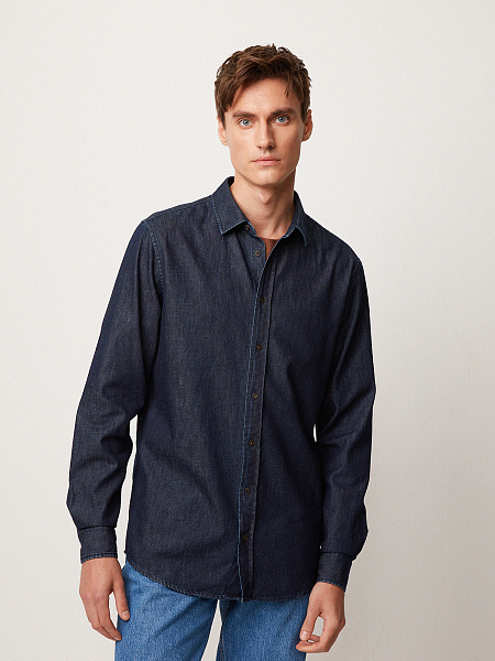 Рубашка джинсовая