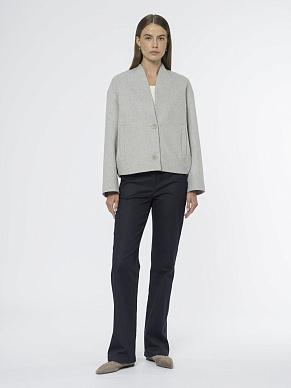 Короткая куртка из пальтовой ткани