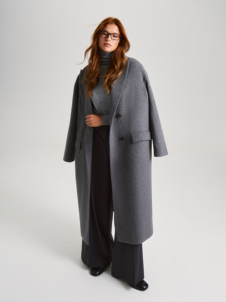 Брюки со стрелками из костюмной ткани