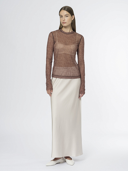 Блуза из воздушной сетки