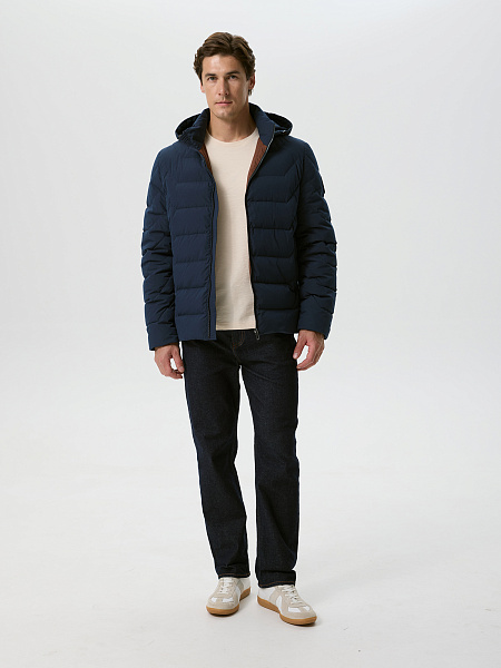 Короткая куртка с утеплителем пух/перо