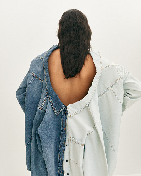 Джинсовая рубашка 