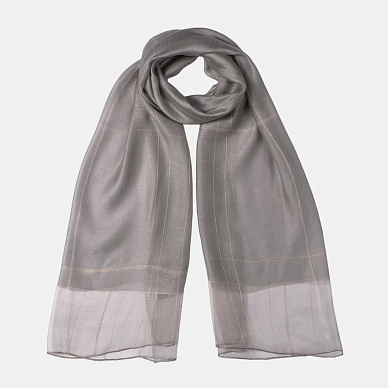 Палантин из шелка и хлопка