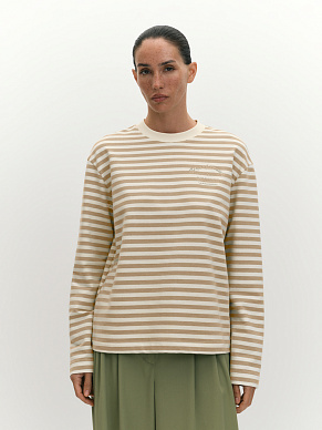 Лонгслив из хлопкового трикотажа