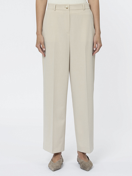 Укороченные прямые брюки