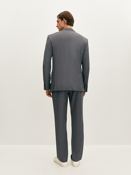 Брюки костюмные в клетку