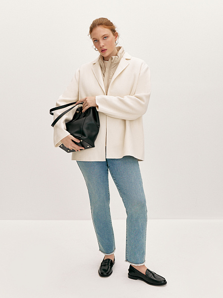 Полупальто из шерсти