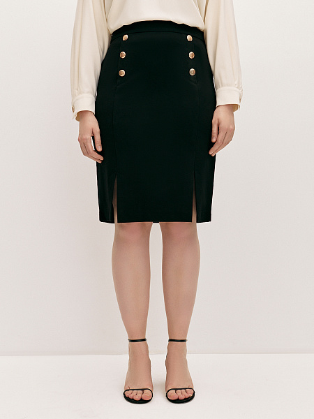 Юбка-карандаш с разрезами