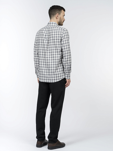 Клетчатая рубашка из хлопковой фланели