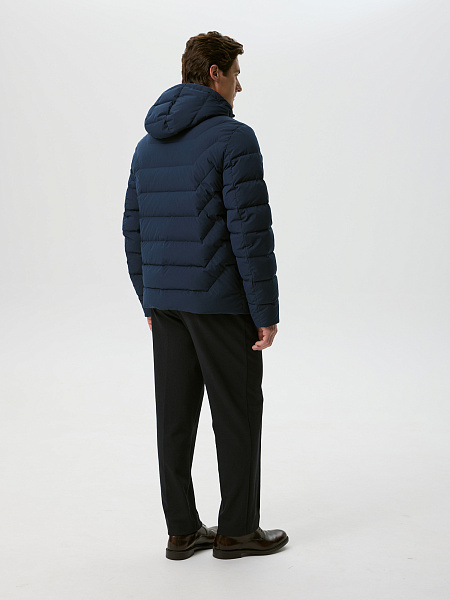 Короткая куртка с утеплителем пух/перо