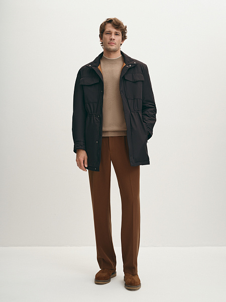 Куртка-парка утепленная на молнии