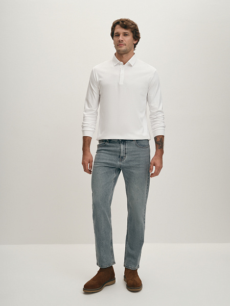 Поло из мерсеризованного хлопка