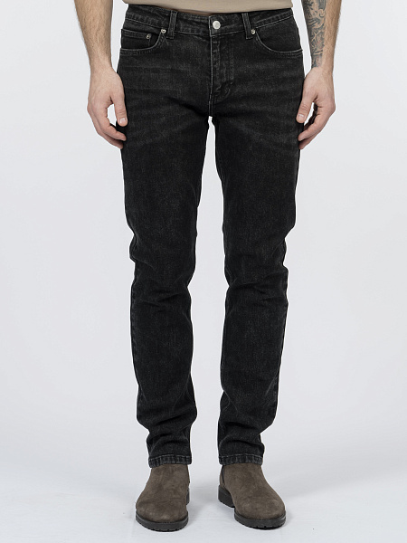 Джинсы пятикарманники силуэта Slim