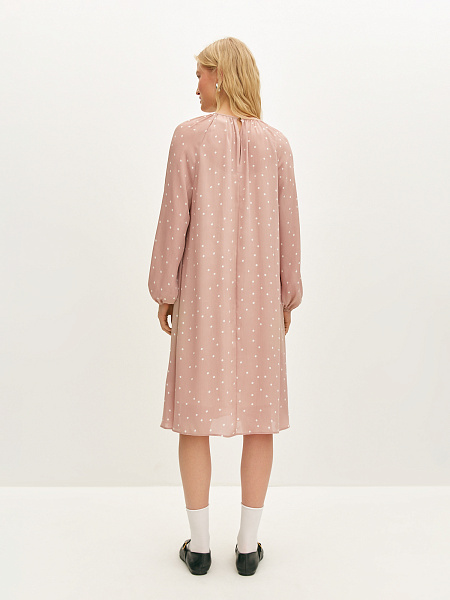 Платье с принтом "polka-dot"