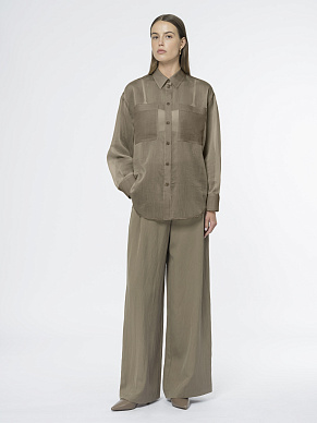 Блуза рубашечного кроя