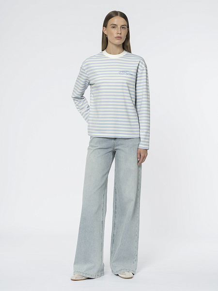 Лонгслив в полоску