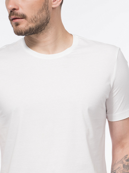 Хлопковая футболка super slim fit с брендированием