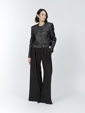 Палаццо из мягкого трикотажа с шерстью