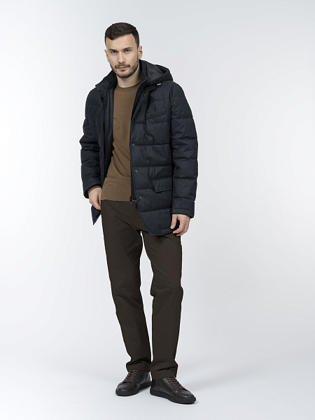 Куртка с  капюшоном и манишкой, утепленная наполнителем Sorona