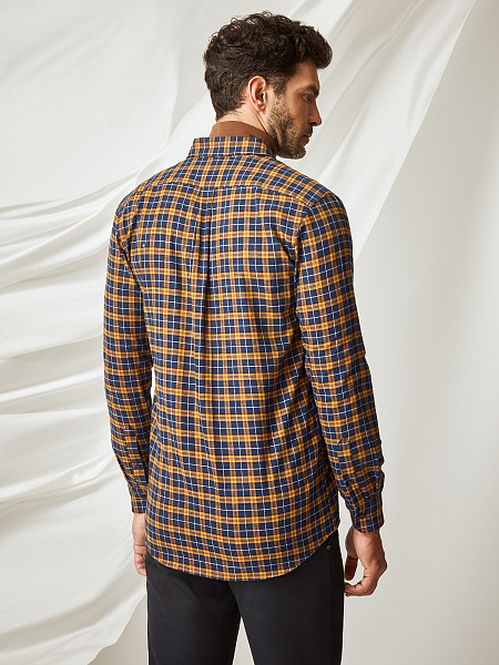 Рубашка с длинным рукавом фланелевая