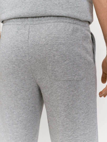 Шорты из хлопкового трикотажа с брендированным принтом