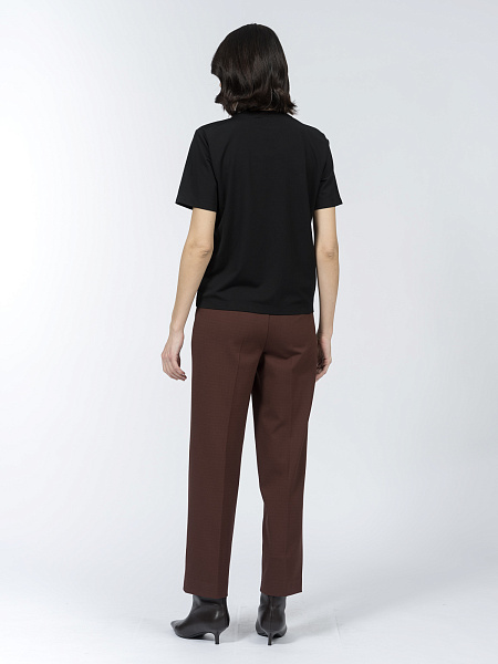 Базовая футболка из вискозного трикотажа