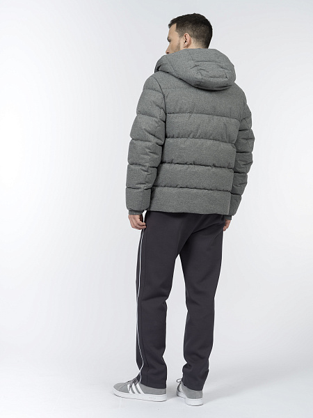 Куртка из плащевки с визуальным эффектом текстиля, утепленная синтепухом