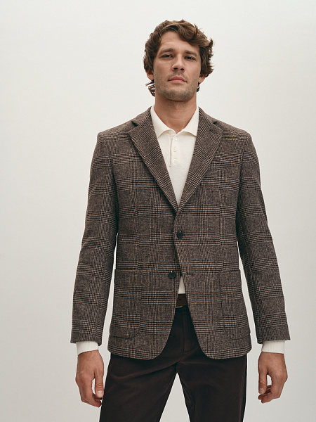 Пиджак из натуральной шерсти