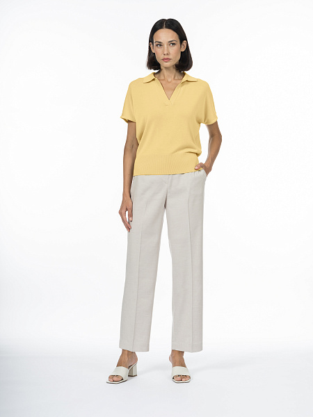 Поло из уникальной пряжи